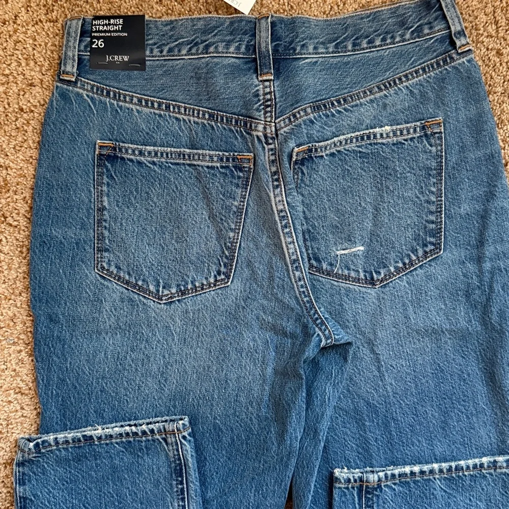 NWT J Crew Premium Edition High-rise straight, 26